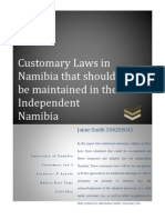 Customary Law Assignmnet