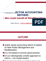 Public Sector Accounting Reform - The Cruel World of Neoliberalism