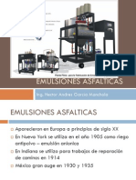 Emulsiones Asfalticas