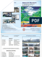 Admission Brochure: Department at A Glance