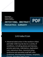 Intestinal Obstruction in Pediatric Surgery