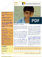 Defence For Children International-Palestine's Bulletin On Violations - Issue 19 - April 2012