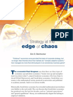 Strategy at The Edge of Chaos