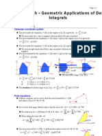 Pure M Ath - Geom Etric Applications of Definite Integrals: Area of Plane Figures