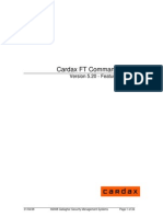 Cardax FT Version 5.20 Feature Summary v4
