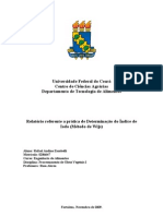 Relatorio - Indice de Iodo