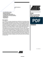 8-Bit Microcontroller With 8K Bytes In-System Programmable Flash AT89S52