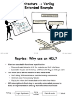 Architecture Verilog An Extended Example: Always @ (Posedge CLK) Begin