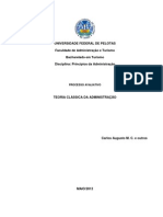 Trabalho Teoria Classica Da Administração