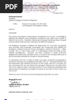 EMT Proposal Letter To MCNP