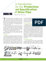 An Introduction To Production and Specifications of Steel Pipes