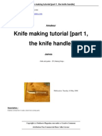 Knife Making Tutorial Part 1 The