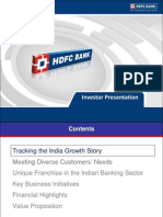 HDFC Bank Investor - Presentation PDF