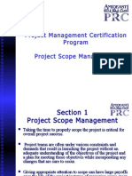 Project Management Certification Program Project Scope Management