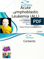 Acute Lymphoblastic Leukemia (ALL)