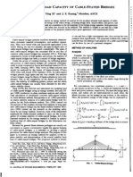 Ultimate Load Capacity of Cable-Stayed Bridges by Ying Xii and J. S. Kuang, Z Member, ASCE