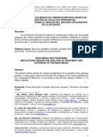 El Discurso de Los Medios de Comunicación en El Marco de La Cobertura de Los Actos Terroristas