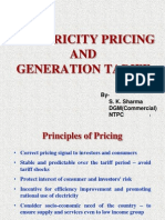 Electricity Pricing and Generation Tariff - PMI - 21.11.2008