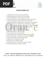 Vlsi Mini Projects List - 20