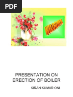 Erection of Boiler