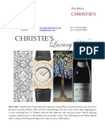 Luxury Week at Christie's New York 12-15 June 2012