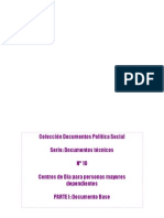 Centros de Día para Personas Mayores Dependientes