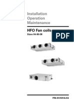 Installation Operation Maintenance: HFO Fan Coils