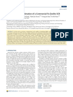 Kinetic Parameter Estimation of A Commercial Fe-Zeolite SCR