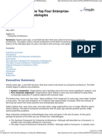 A Comparison of The Top Four Enterprise-Architecture Methodologies