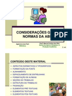 ABNT - Considerações Gerais