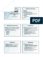 Distributed Objects and RMI