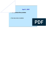 15.053 April 3, 2007: The Maximum Flow Problem