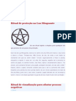 Ritual de Proteção Na Lua Minguante