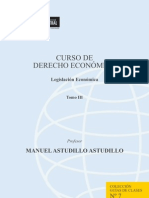 Curso de Derecho Economico - Legislacion Economica Tomo Iii - Manuel Astudillo