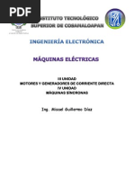 Motores y Generadores de Corriente Directa (Ing. Misael Guillermo Díaz)