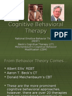 Cognitive Behavioral Therapy