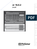 Presonus Studio Live 1602 Manual en