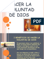 Hacer La Voluntad de Dios