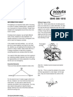 Scout Skills Fire Lighting: Information Sheet
