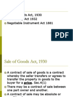 Sale of Goods, Patnership