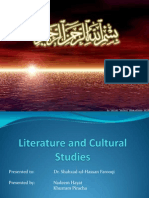 Literature and Cultural Studies