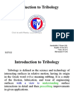 Introduction To Tribology