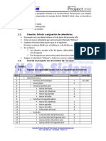 Practica de Microsoft Project 2010