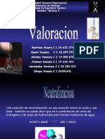 Valoracion o Titulacion