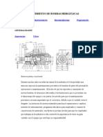 Mantenimiento de Bombas Hidráulicas