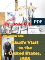 Rizal's Visit To The United States (1888