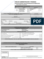 Formato de Devolucion de Tasa Osce