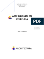 Arte Colonial Venezuela