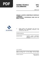 NTC241 Grasas y Aceites