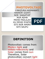 Solar Photovoltaics